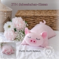 ITH Schweinchen-Kissen, 13x18 oder 16x26 Rahmen / (Rahmen) 13x18