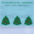 Festonbortenset Tannenbaum 10x10 + 13x18 + 16x26, Endlosornament, Endlosborte