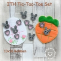 ITH Tic-Tac-Toe-Set 13x18 Rahmen, Ostern, Frühling