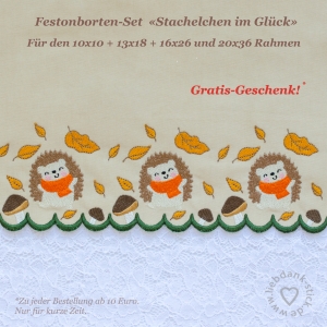 -Festonbortenset--Stachelchen-im-Glck-10x10--13x18--16x26--20x36-Endlosornament-Endlosborte