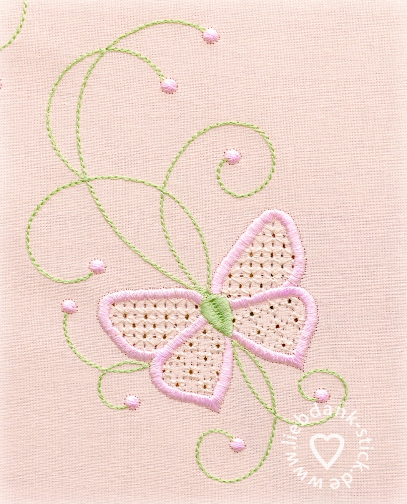 Bild 1 von Wing Needlework Schmetterlinge-Ornamenten-Sen 13x18 (2 Stickdateien)