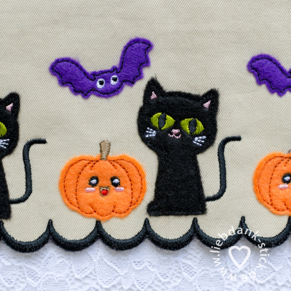 Bild 1 von Halloween Festonbortenset 10x10 + 13x18 + 16x26 + 20x36, Endlosornament, Endlosborte