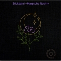 Bild 3 von Stickdatei, Magische Nacht, 10x10 Rahmen