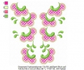 Bild 4 von Stickdatei Fantasieblumen Ornament 13x18