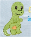 Bild 6 von Dino mit Pflaster Stickmuster-Set 10x10 + 13x18