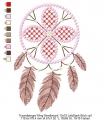 Bild 3 von Stickdatei Traumfänger Wing Needlework 13x18